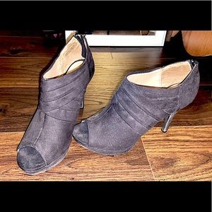 Black High Heel Booties!